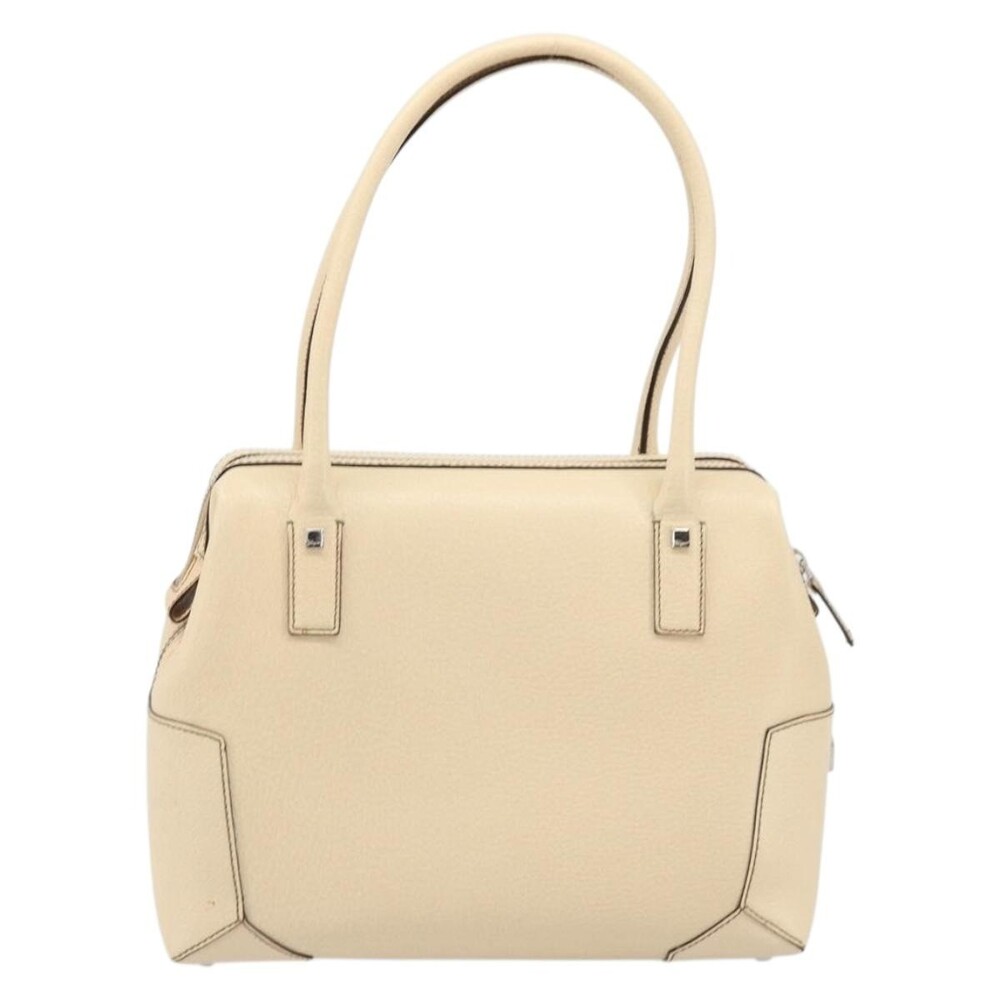 Salvatore Ferragamo Leather Handbag Beige